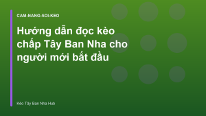 Read more about the article Hướng dẫn đọc kèo chấp Tây Ban Nha cho người mới bắt đầu